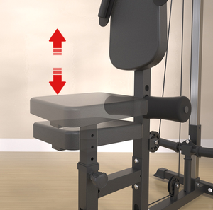Máquina de Poleas de Alta y <span class=keywords><strong>Baja</strong></span> Resistencia para Ejercicios de Peso Muerto y Remo - Fortalece los Músculos de la Espalda, Bíceps y Brazos en Casa - Product Image 4