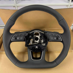 <span class=keywords><strong>Volant</strong></span> en cuir pleine fleur S-Line avec bouton de démarrage pour Audi R8 TTRS RS3 A3 A4 A6 C6 C7 C8 - Product Image 6