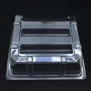 Custom Clear Plastic Vegetable Fruit Tray Transparent Blister Food Packaging Box Supermarket Fresh Food Container