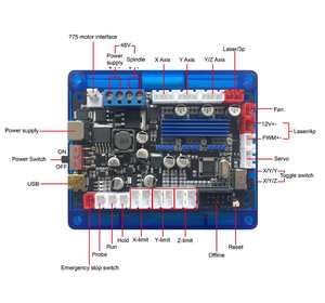 Machine de gravure <span class=keywords><strong>CNC</strong></span> <span class=keywords><strong>1610</strong></span> Zhong Hua Jiang avec profilés en aluminium et contrôle <span class=keywords><strong>GRBL</strong></span> pour la sculpture sur bois et la découpe de métal DIY - Product Image 5