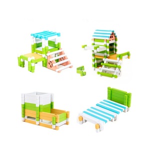 Bloques <span class=keywords><strong>de</strong></span> Construcción <span class=keywords><strong>de</strong></span> Madera con Espigas para Niños, Cabaña <span class=keywords><strong>de</strong></span> <span class=keywords><strong>Arquitecto</strong></span>, Rompecabezas DIY, Educación Temprana, Imaginación Espacial, Juegos Familiares - Product Image 5