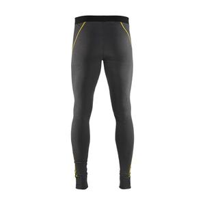 BLAKLADER - 1844173498354XL Pantalones de ropa interior XLIGHT 100% Merino Gris oscuro/Amarillo-EAN 7330509595091 ROPA INTERIOR TÉRMICA - Product Image 2