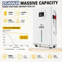 DDP Stock UE Batería de Litio LiFePO4 de 16 kWh 48V 4nrgy 16kW 15kW 15 16 kW kWh 15kWh 51.2V 300Ah 314Ah para Almacenamiento de Energía Solar