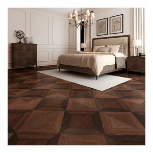 Suelo de Parqué Cuadrado con Certificación FSC - <span class=keywords><strong>AC6</strong></span> Impermeable y Bajo VOC para Espacios Comerciales en la UE/EE. UU. |   Sistema de Clic Inteligente - Product Image 1