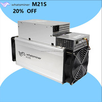 MicroBT Whatsminer M21S 56-58T d'occasion, mineur BTC SHA-256, machine de minage ASIC Bitcoin, 3360W, haute efficacité