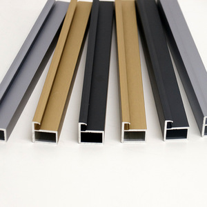 20 portes en verre minimalistes avec cadre en aluminium Loquets de porte élégants pour armoire - Product Image 2