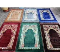 Tapis marocain islamique super doux Tapis de prière épais imprimé portable musulman Rembourrage Raschel durable et bon marché