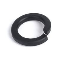 M2 M4 Gal Steel Yellow Blue White Zinc Plating Black Oxide Heavy Normal Light Type Single Coil Split Lock Spring Washer DIN127