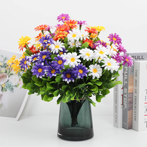 Bouquet de marguerites artificielles Guanyi, fleurs en plastique, décorations pour l'extérieur, la maison et les mariages - Product Image 2