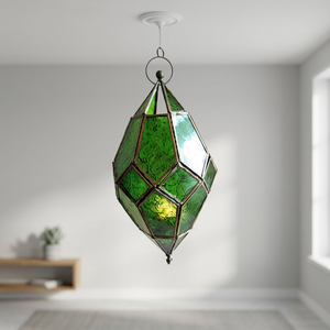 Farol Colgante de Hierro y Vidrio Hecho a Mano, Ecológico, Estilo Marroquí, para Decoración Navideña del Hogar y Jardín, Personalizable, Superventas - Product Image 6