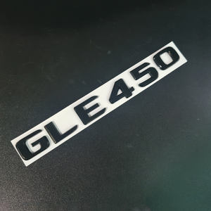 Emblemas de letras de maletero de coche negro plateado ABS para <span class=keywords><strong>Mercedes</strong></span> GLA45S/GLE53/350/400/450/GLA45 para instalación de AMG 1 año - Product Image 6