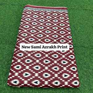 Nouveau tissu en coton imprimé Sami Azrakh, qualité supérieure, tissu en coton doux pour Kurti, matière pour robe, artisanat, couture - Product Image 1