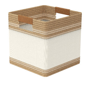 Paniers tissés en tissu <span class=keywords><strong>SONGMICS</strong></span> TC avec poignées robustes, bacs de <span class=keywords><strong>rangement</strong></span> pour jouets personnalisés (capacité 20-35L) - Écologiques - Product Image 1
