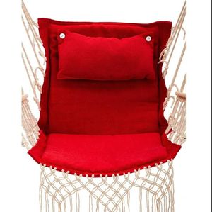 Sedia a dondolo in cotone moderno <span class=keywords><strong>Deluxe</strong></span> con braccioli regolabili per soggiorno esterno in camera da letto o uso alberghiero - Product Image 3