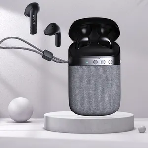 Fones de ouvido 2 em 1 sem fio mais vendidos para uso ao ar livre TWS Music Speaker BT