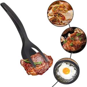Wholesale 2 in 1 Kitchen Gadget Nylon Flipper and Tongs <b>Spatula</b> for Easy Handling - Product Image 3