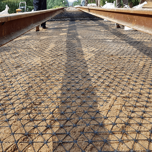 Renforcement de la plate-forme anti-âge PP géogrilles triaxiales grille de <span class=keywords><strong>gravier</strong></span> pavé renforcement de la chaussée clôtures - Product Image 1