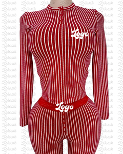 Ensemble Loungewear Tricoté Femme 2 Pièces 2026 – Personnalisable avec Logo, Chemise Manches Raglan en Coton et <span class=keywords><strong>Bandeau</strong></span> Assorti avec Pantalon – Idéal pour Grandes Tailles - Product Image 5