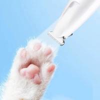 Tondeuse électrique pour animaux de compagnie, tondeuse à poils pour pattes de chat et de chien, rechargeable par USB, tondeuse à poils pour pattes d'animaux, rasoir, machine de toilettage, produits pour animaux de compagnie