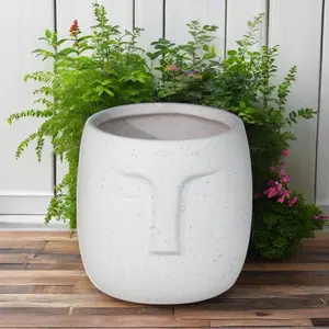 Nordic Style Ceramic Flowerpot Art Decorations Statue Nordic Product Type Flower Pots Planters