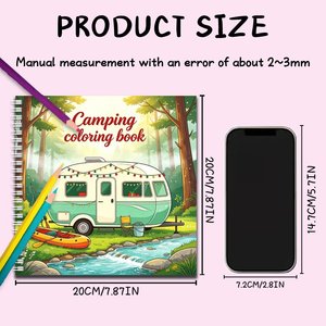 Carnet de coloriage en spirale OEM OMD, cahiers personnalisés, lignes imprimées claires, <span class=keywords><strong>livre</strong></span> de dessin en gros pour l'école et les fournitures de magasins de détail - Product Image 5