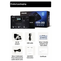 Pédale d'Effets de Guitare Numérique Tout-en-un Jelo NUX MG-30 avec Logo Personnalisé, Multi-Effets pour Basse, Pièces et Accessoires d'Instruments à Cordes