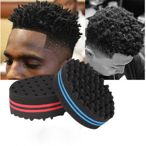 Éponge magique Double face <span class=keywords><strong>pour</strong></span> brosser les cheveux ondulés, <span class=keywords><strong>pour</strong></span> tresses, 1 pièce, <span class=keywords><strong>Dreadlocks</strong></span>, torsades, boucles - Product Image 4