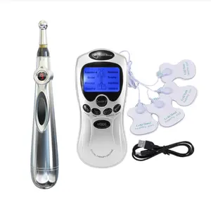 Máquina de terapia Digital para aliviar el dolor corporal, masajeador de acupuntura eléctrico con imán de acupuntura, bolígrafo de energía para masaje de meridianos, 8 modos