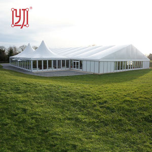 Tente de réception industrielle permanente blanche 10x20 10x40 pour mariage - Product Image 1