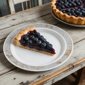 จานพลาสติกสีขาวขอบลายหินอ่อนสีทอง สำหรับงานจัดเลี้ยง งานแต่งงาน งานปาร์ตี้ ร้านอาหาร ขายส่ง - Product Image 3