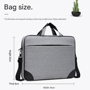 Unisex Oxford Zipper Softback Shoulder Straps Portable Lightweight Canvas Lining Business Services Sleeve Women's Laptop <b>Bag</b>. - Product Image 5