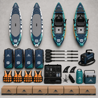 Ensemble de pêche mixte SUP et kayak pour programme de pêche en station balnéaire - Vente en gros