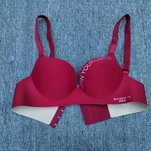 Comfortable Everyday Fashion Breathable Glossy Wireless One-piece Seamless With Young Ladies'padded Bras