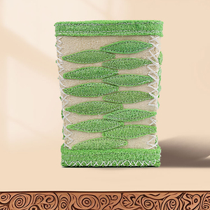 Esponjas de Lufa Naturales Ecológicas Personalizables, Cestas de Almacenamiento Decorativas Hechas a Mano, Decoraciones Coloridas para Escritorio, Zenidoo L-43 - Product Image 6