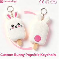 Fabricante OEM, Juguete de Peluche Personalizado de Conejito, Llavero de Peluche Suave y Adorable para Niños, Regalos
