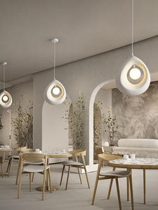 Modern asılı lamba Wabi Sabi ışık kapalı kolye ışık avize mutfak için restoran aydınlatması - Product Image 5