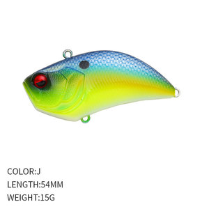 <span class=keywords><strong>WEI</strong></span> Fishing Hard Bait 54mm 15g Seefischerei Long Throw Bass Bionic Metal Sinking Vib Angel köder - Product Image 6