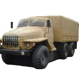 Modèle <span class=keywords><strong>de</strong></span> Panzer Gonflable Étanche – Véhicule Blindé Gonflable Durable pour Fête d'Enfants - Product Image 2