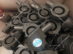 Turbinen gebläse Luft auslass Grill ofen Brennholz ofen Tragbares Gebläse Grill gebläse Für 9733 DC 12V 2.7A Leistung - Product Image 6