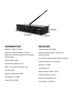 Er102 không dây trong hệ thống giám sát tai 8CH giám sát cho hiệu suất sân khấu và Thiết bị giám sát phát sóng âm thanh - Product Image 2