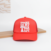 Casquette de camionneur unisexe en polyester à 5 panneaux avec logo personnalisé de haute qualité, en tissu standard, réglable, avec mousse et maille, faible MOQ, tendance, vente en gros