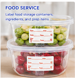 Etiquetas Autoadhesivas Solubles en Agua, Etiquetas Desechables para Uso Alimentario, Etiquetas Rectangulares de Papel, se Disuelven en 30 Segundos en Agua - Product Image 6