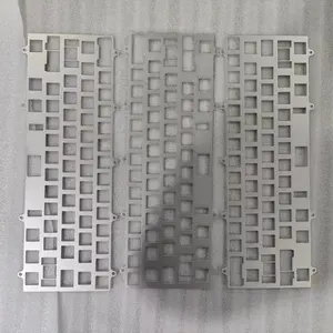 Peças sobressalentes de computador, peças de reposição mecânica de alumínio do teclado do jogo mecânico personalizado cnc