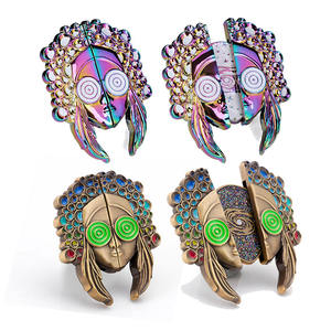 批发3D镀散装廉价金属软珐琅金牌翻领别针标志空心自定义类型别针徽章最好的纪念品选择 - Product Image 6