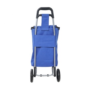Vente en gros de chariot à provisions pliant en polyester 600D chariot à provisions chariot pliant promotion bon marché - Product Image 5