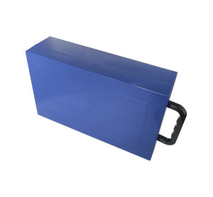 Caja de batería de litio azul 13S6P 48V 20Ah caja de almacenamiento de batería vacía con mano para uso de bicicleta eléctrica de batería de litio de 3,7 V 18650 - Product Image 2