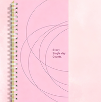 Cuaderno Espiral de Papel Kraft con Líneas Minimalistas, A5, para Notas Diarias de Estudiantes y Oficina