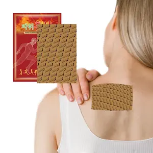 New Products Korea Herbal Patches Ginseng Ingredients Back Shoulder Muscle Joint Pain Relief Red Ginseng Patch