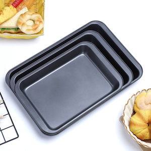 Baking Pan 3Pcs Non-Stick Bake Pan Set Rectangular Multi-Layer Coating Easy-Cleaning Roasting Pans - Product Image 4