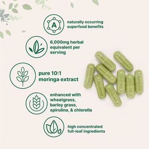 Kapsul Suplemen Kesehatan Nutrisi <span class=keywords><strong>Superfood</strong></span> Moringa OEM/ODM - Product Image 3
